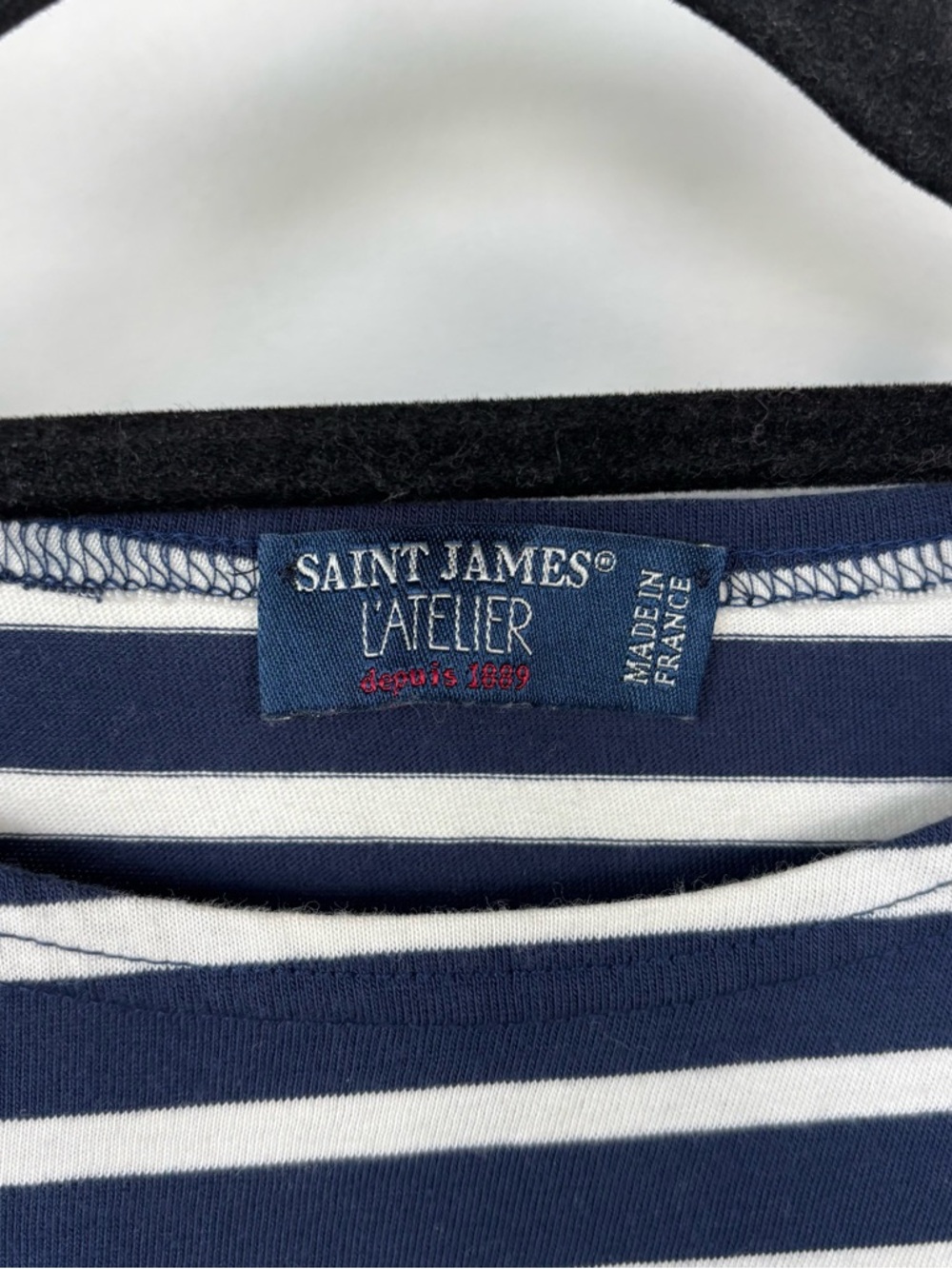 Saint James Latelier Striped Long Sleeve Top Size S - Picture 2 of 9